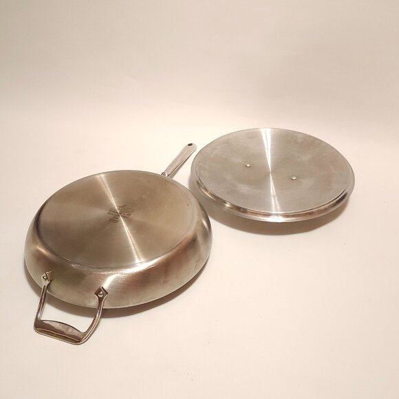 ALL CLAD Stainless w d5 Sautee Pan 13" with Lid - Picture 4 of 7